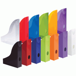 Vertikāls bokss Durable Basic A4, plastmasas, zils