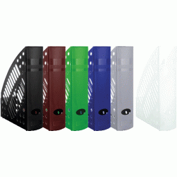 Vertikāls bokss Donau Solid A4, plastmasas, bordo