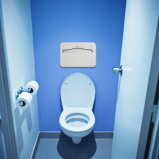 WC higiēnisko salvešu turētājs Tork 344080 V1, balts