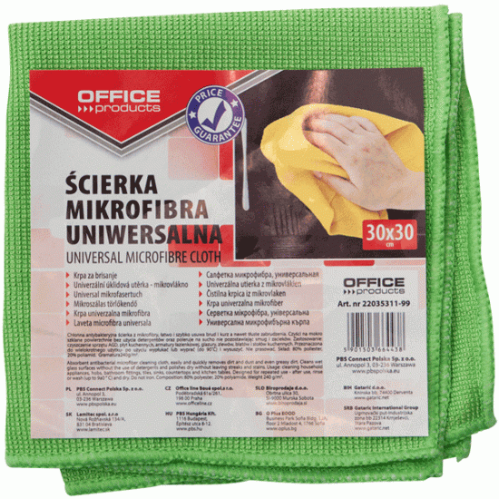 **Mikrošķiedras lupatiņa Office Products Universal