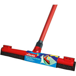Grīdas slota Vileda Easy Fix 42x9x4.5cm, ar kātu, sarkana