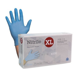 Перчатки нитриловые Gentle Touch RB128, Blue, Sensitive Touch