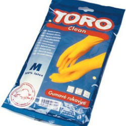 Gumijas cimdi Toro izmērs S, dzelteni