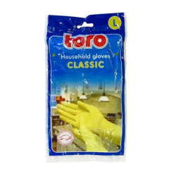 Gumijas cimdi Toro izmērs L, dzelteni