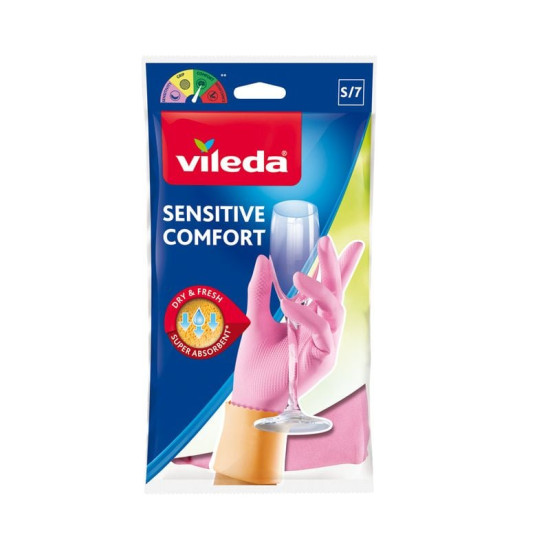 *Saimniecības cimdi VILEDA SENSITIVE (S)