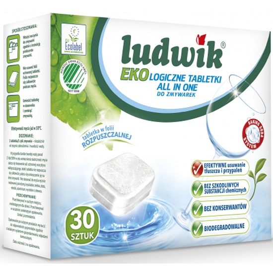 Таблетки для посудомоечных машин Ludwik Экологические All in One