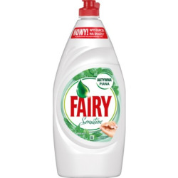 Trauku mazgāšanas līdzeklis Fairy Sensitive Tea Tree & Mint 900ml
