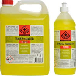 Trauku mazgāšanas līdzeklis Kvadro 1l, citronu