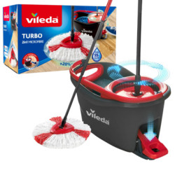 Моющий комплект Vileda Easy Wring & Clean Turbo, С педальным отжимом