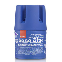 Tualetes tīrīšanas bloks skalojamai kastei Sano Blue, 150g