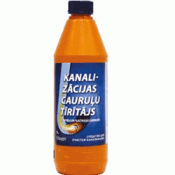*Kanalizācijas cauruļu tīrīšanas līdzeklis MAYERI 1L