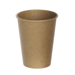 Glāzes papīra kraft , 360ml, d90mm, 50gab./iep., brūnas