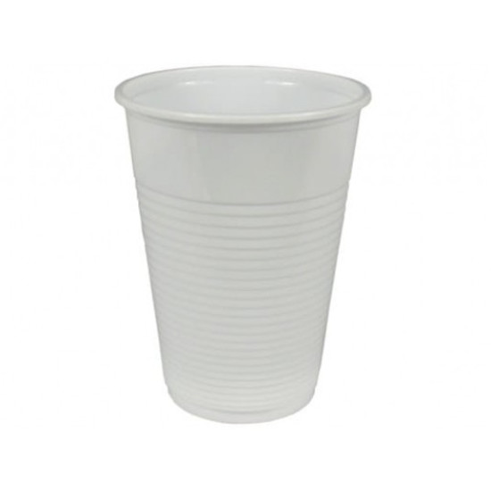 Vienreizlietojamās glāzes PP, 200ml, Ø70mm, 100gab., baltas