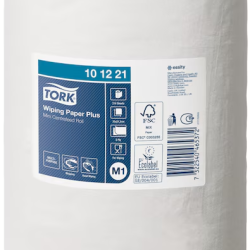 Papīra dvielis Tork 101221 Wiper Plus Mini Centerfeed M1, 2 slāņi, balts, 75 m, 214 lapas, 11 ruļļi