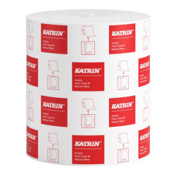 Papīra roku dvieļi Katrin System Towel M,1-slāņu, 6 ruļļi/iep, nebalināts