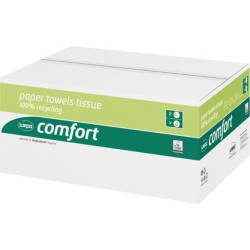 Бумажные полотенца Wepa Satino Comfort V-образные, White