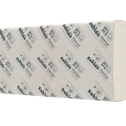 Papīra salvetes Wepa Comfort V-veida 277190, 2slāņi, 1gab, baltas