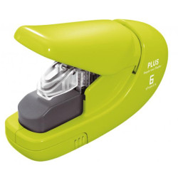 Skavotājs bez skavām PLUS SL-106AB, 6 lapām, laima