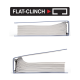 *Skavotājs PLUS ST-010VH FLAT CLINCH, 20 lapām, balts