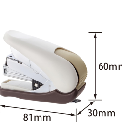 *Skavotājs PLUS ST-010VH FLAT CLINCH, 20 lapām, balts