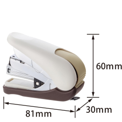 *Skavotājs PLUS ST-010VH FLAT CLINCH, 20 lapām, balts
