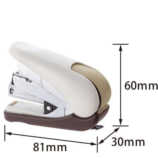 *Skavotājs PLUS ST-010VH FLAT CLINCH, 20 lapām, balts
