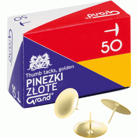 Piespraudes GRAND, vara krāsa, 50 gab.