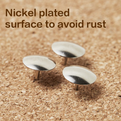 Piespraudes Deli iSelect Ø10mm, 50gab/iep, sudraba