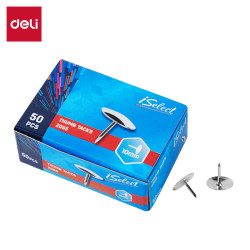 Piespraudes Deli iSelect Ø10mm, 50gab/iep, sudraba