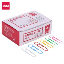 Saspraudes Deli Essential 39716 Ø33mm, ovālas, 100gab/iep, asorti