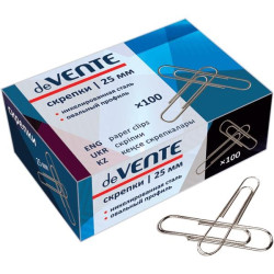 *Saspraudes deVente Ø25mm, ovālas, 100gab/iep, sudraba