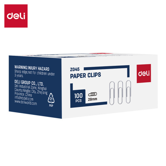 Saspraudes Deli Ø28mm, ovālas, 100gab/iep, sudraba