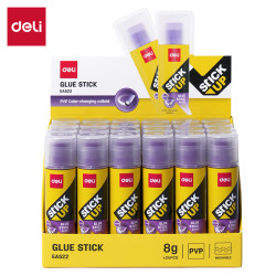 Līmes zīmulis Deli Magic 8g, lillā