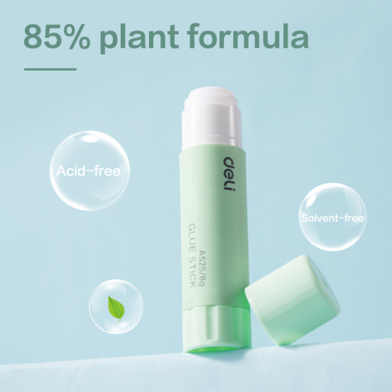 Līmes zīmulis Deli A525 Urbanroot 8g, balts