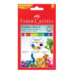 Līmpasta Faber-Castell Tack-it 50g, 90gab/iep., krāsaina