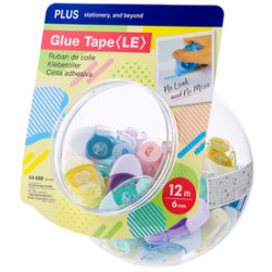Līmes rolleris PLUS TG-1512, 6mmx12m, asorti