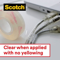 Līmlente ar turētāju 3M Scotch Crystal Clear, 19mmx7.5m, caurspīdīga