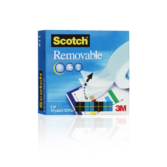 Līmlente 3M Scotch Magic Removable 19mmx33m, matēta