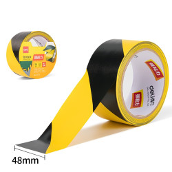 Brīdinoša līmlente Deli 48mmx18m, dzeltena/melna
