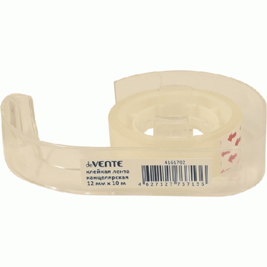 *Līmlente ar turētāju deVente 12mmx10m