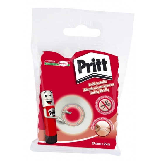 *Līmlente Pritt No More Scissors 19mmx25m, caurspīdīga