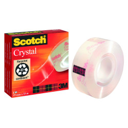Līmlente Scotch Crystal, 19mmx33m