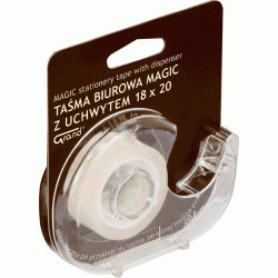 *Līmlente ar turētāju Grand Invisible,18mmx20m