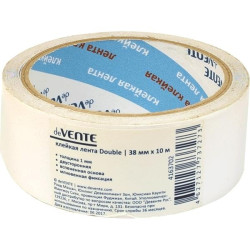*Abpusēja līmlente deVente Double, 38mmx10m, balta
