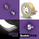 Montāžas abpusēja līmlente Scotch-Fix™ Mirror 19mmx1.5m, balta