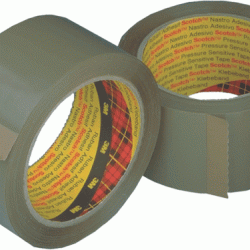 Iepakošanas līmlente Scotch LOW-NOISE 50mmx66m, klusā, brūna