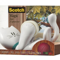 Līmlentes turētājs Scotch® KITTY ar līmlenti