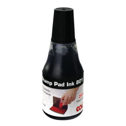 Zīmogu tinte Colop 801, 25ml, melna