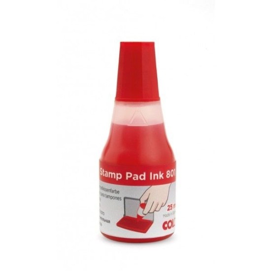 Штемпельная подушка COLOP Premium 801 Fade-Resistant, Red, 25ml