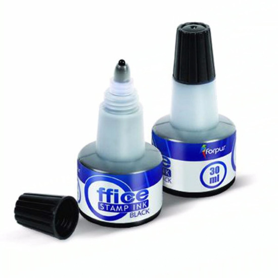 Zīmogu tinte Forpus 30ml, melna